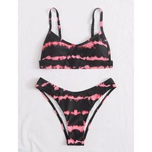 JUST IN! Tie Dye High Waist Marble Stripe sexy